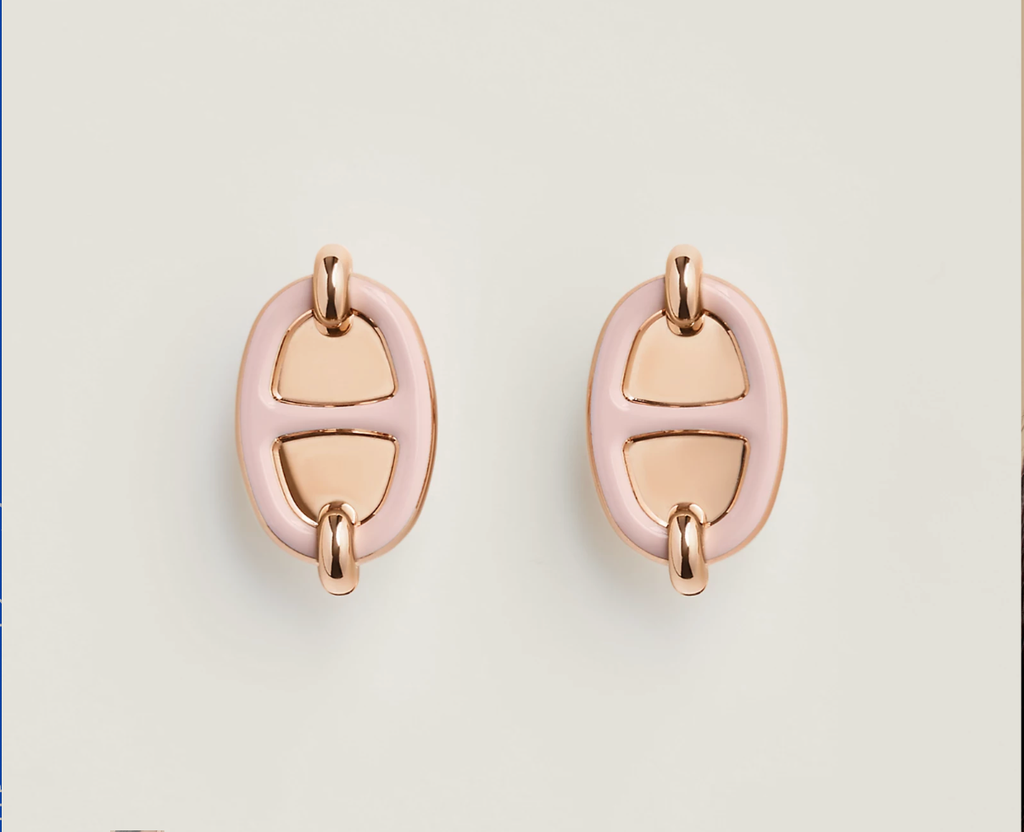 Bông tai Hermes Mini Maillon earrings